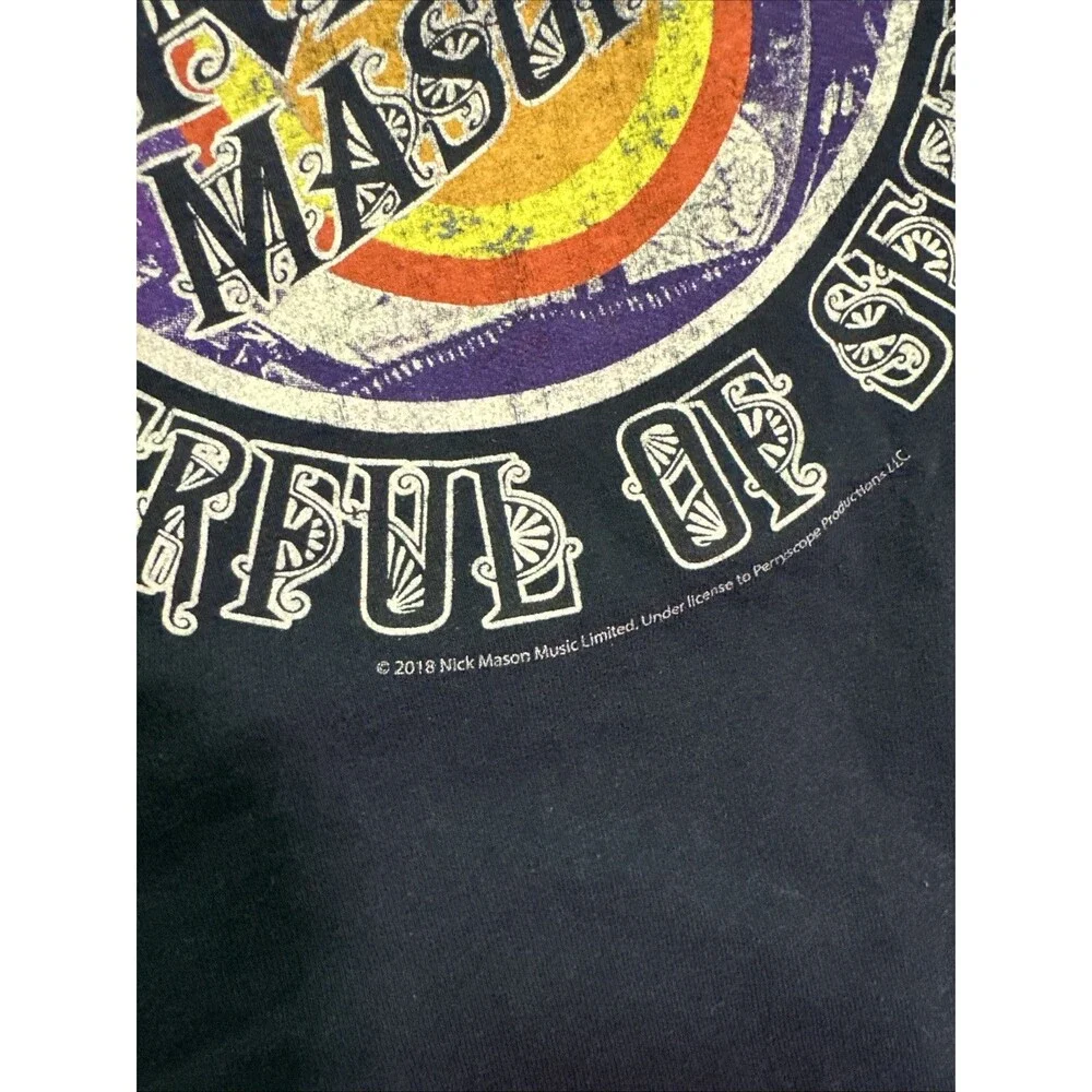 Nick Mason’s Saucerful of Secret T-Shirt Black Size XL 2018